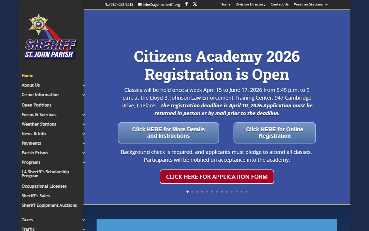 LaPlace released inmates St. John Sheriff