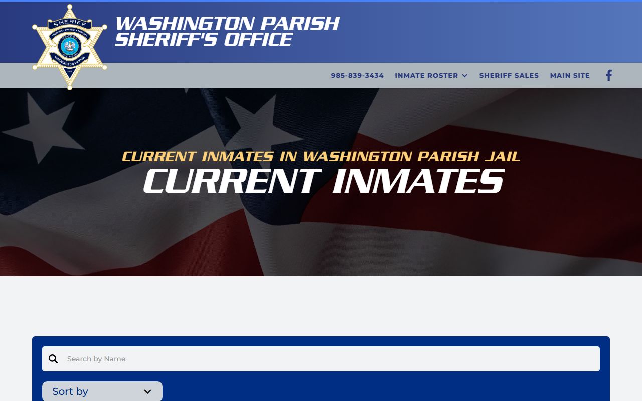 Washington Parish released inmates current roster showing active bookings